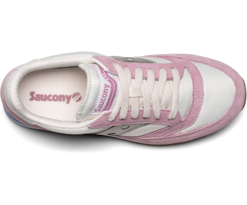 Saucony Jazz 81 Originals Dam Vita Rosa Grå | Sverige 256VRW